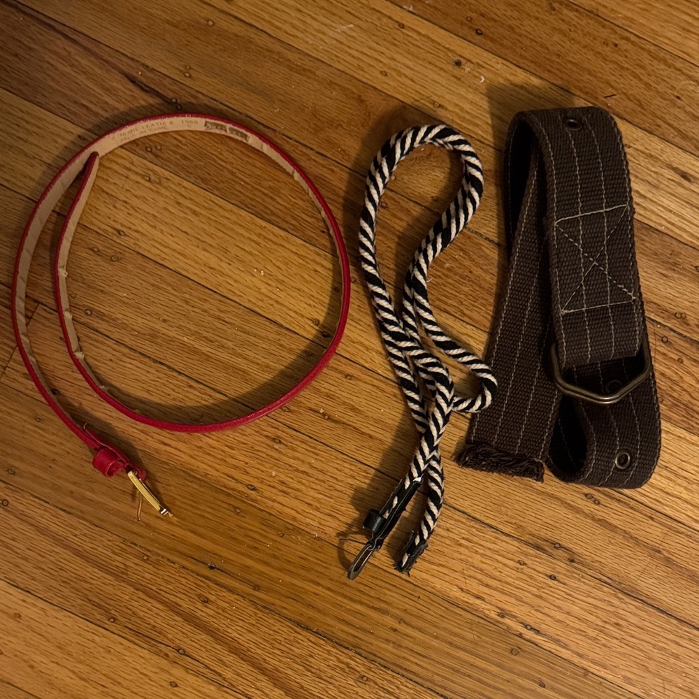Bundle of 3 Belts